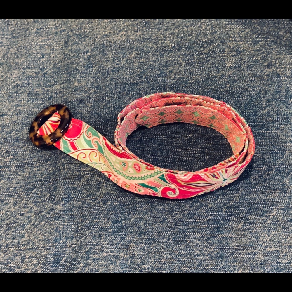 VERA BRADLEY PINWHEEL REVERSIBLE BELT